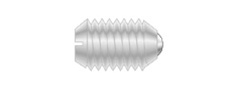 Delrin Ball Plunger - Stainless Ball-DL54